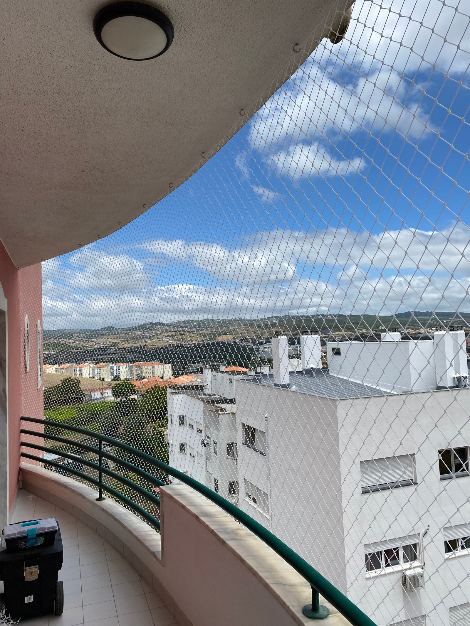 Redes de proteção em varandas